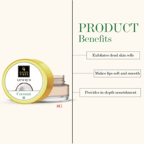 Good Vibes Lip Scrub - Coconut